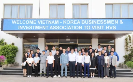 Hiệp hội Doanh nhân và Đầu tư Việt Nam – Hàn Quốc (VKBIA) khảo sát Khu kinh tế Vân Phong