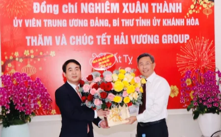 Bí thư Tỉnh ủy Khánh Hòa chúc tết các doanh nghiệp nhân dịp năm mới Ất Tỵ 2025