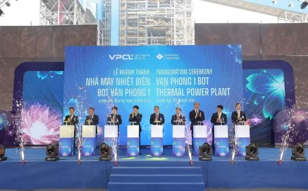Khánh thành nhà máy nhiệt điện BOT Vân Phong 1 tại Khu kinh tế Vân Phong