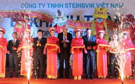 Lễ khai trương Nhà máy sản xuất thiết bị cơ khí và thiết bị điện, điện tử của Công ty TNHH STEINSVIK Việt Nam