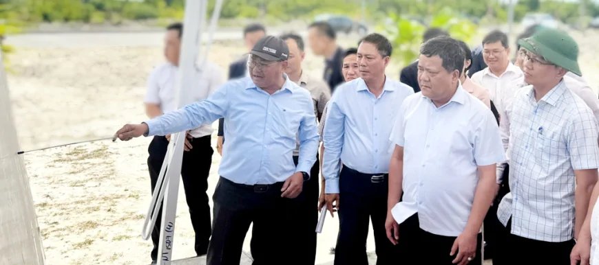 BÍ THƯ TỈNH ỦY KIỂM TRA TÌNH HÌNH TRIỂN KHAI THỰC HIỆN DỰ ÁN KHU DÂN CƯ NINH THỦY VÀ TUYẾN ĐƯỜNG ĐT.652B-D